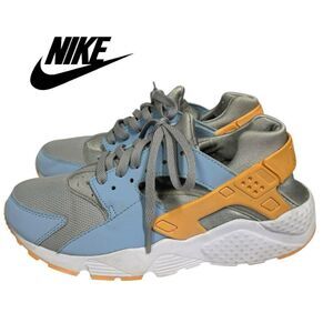 Nike Huarache Run Big Kids Blue Coral Running Shoes Sneakers 6.5  6.5Y
